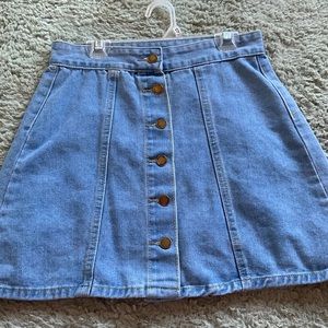 Jean skirt